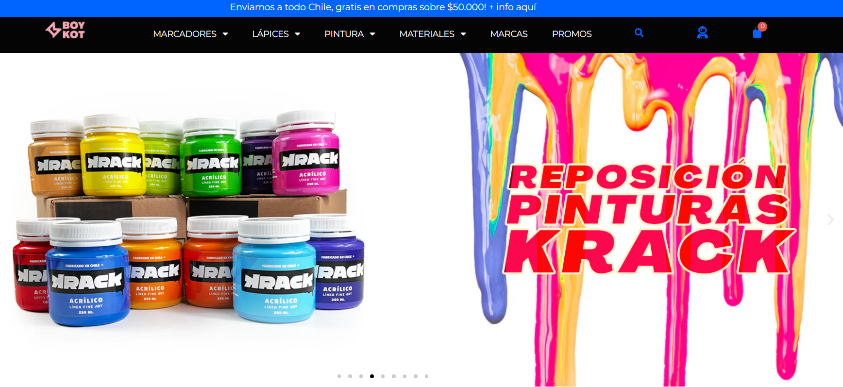 Ecommerce Materiales de Arte (Boykot)