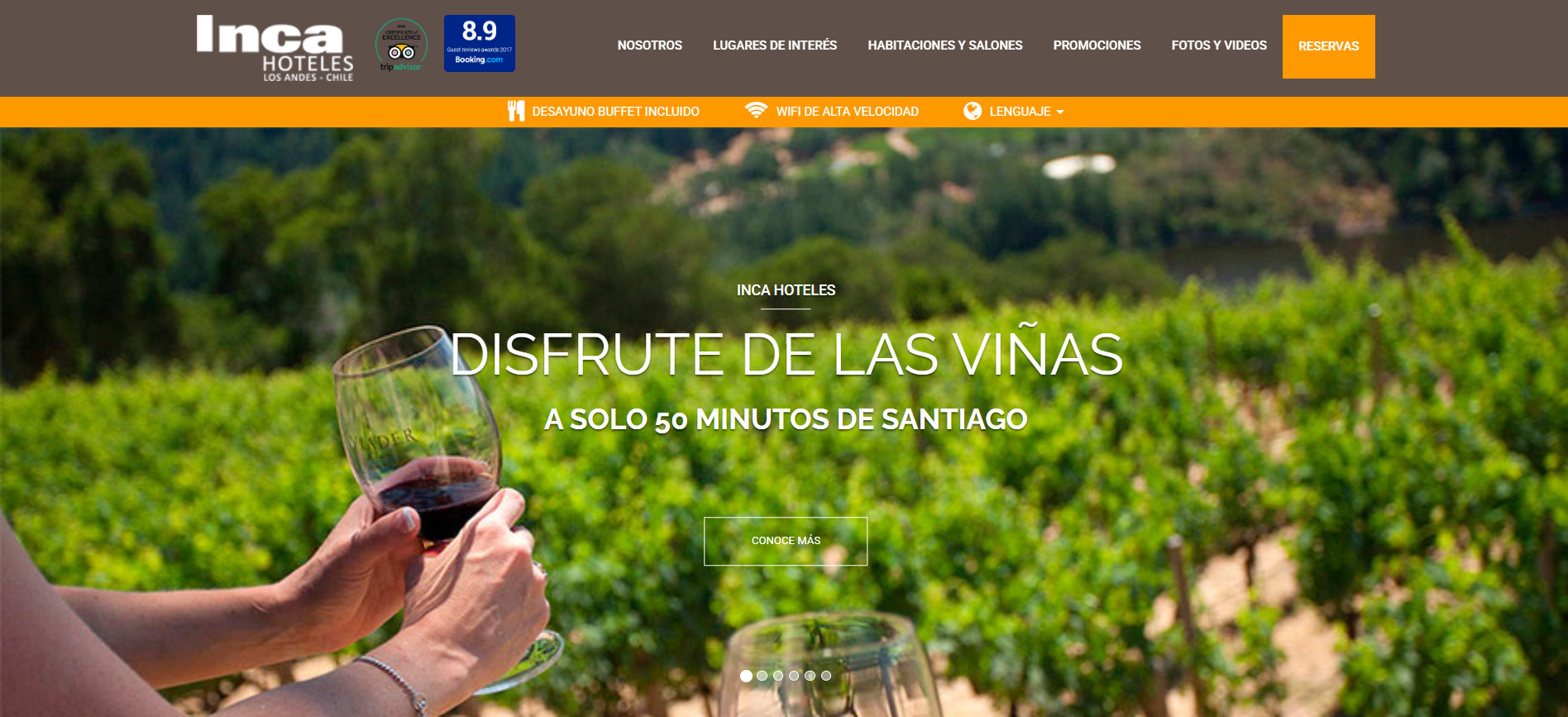 Sitio Corporativo Inca Hoteles